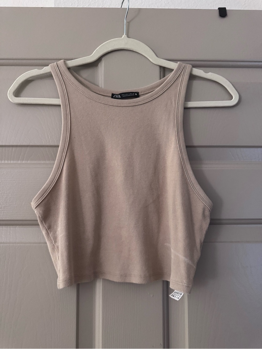 ZARA tan Tank Top